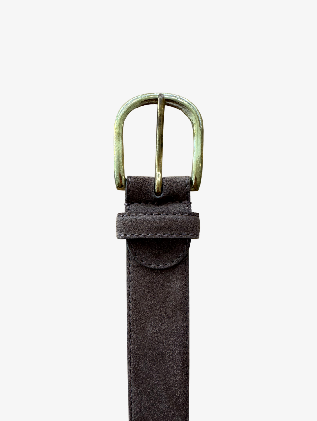 Simonnot-Godard - Belt Nubuck - Mid Brown