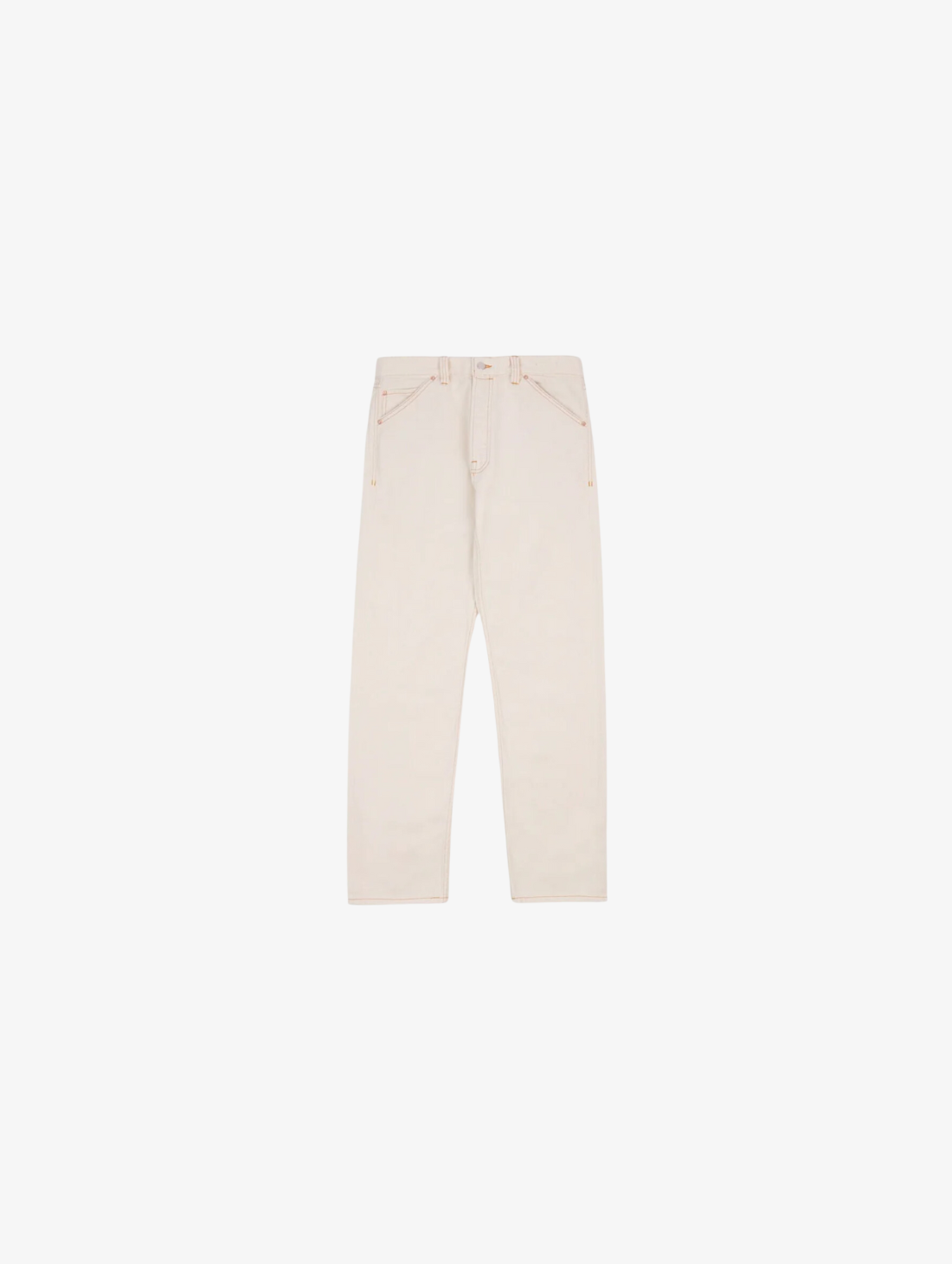 Drake's - 5-Pocket Japanese Selvedge Denim Ecru