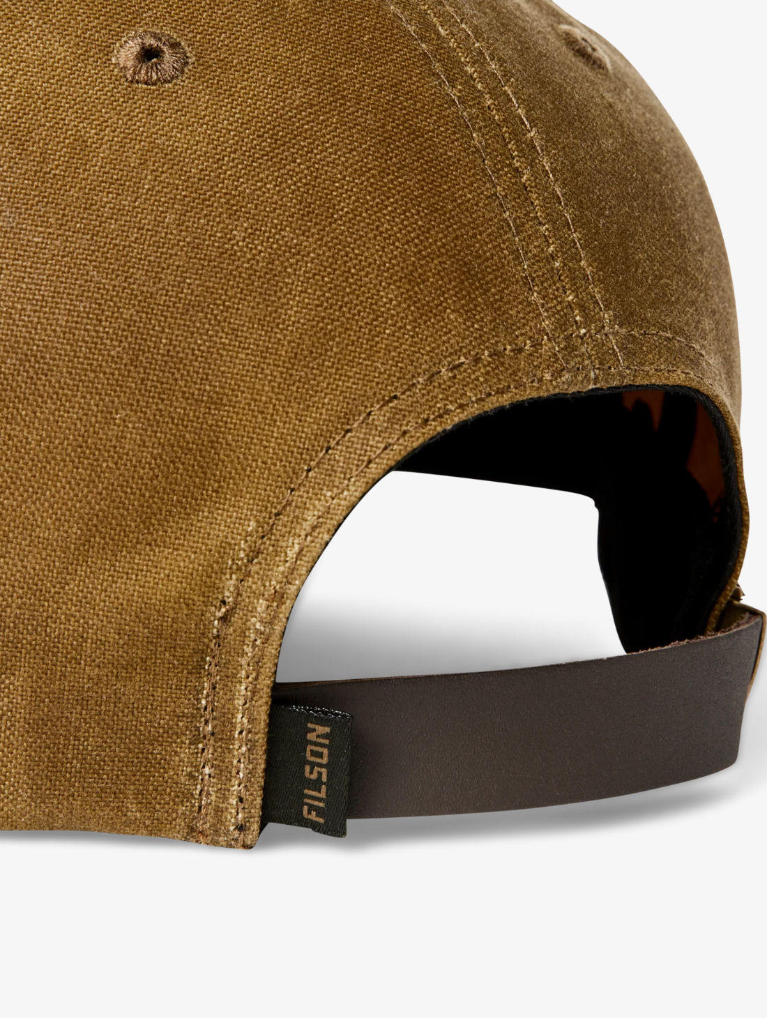 Filson - Oil Tin Low-Profile Logger Cap - Dark Tan