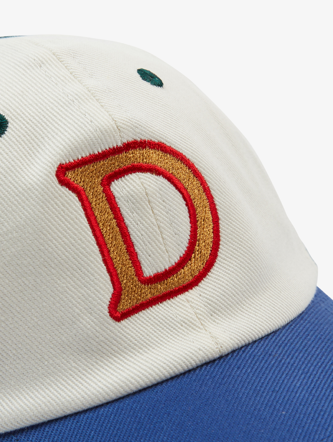 Drake's - 'D' Knitted Applique Baseball Cap