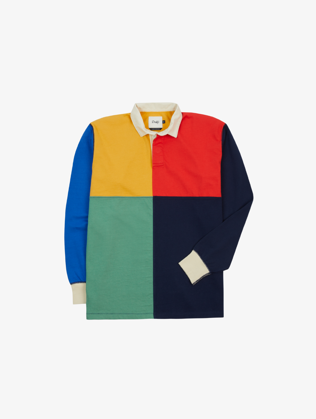 Drake's - Paneled Rugby Shirt