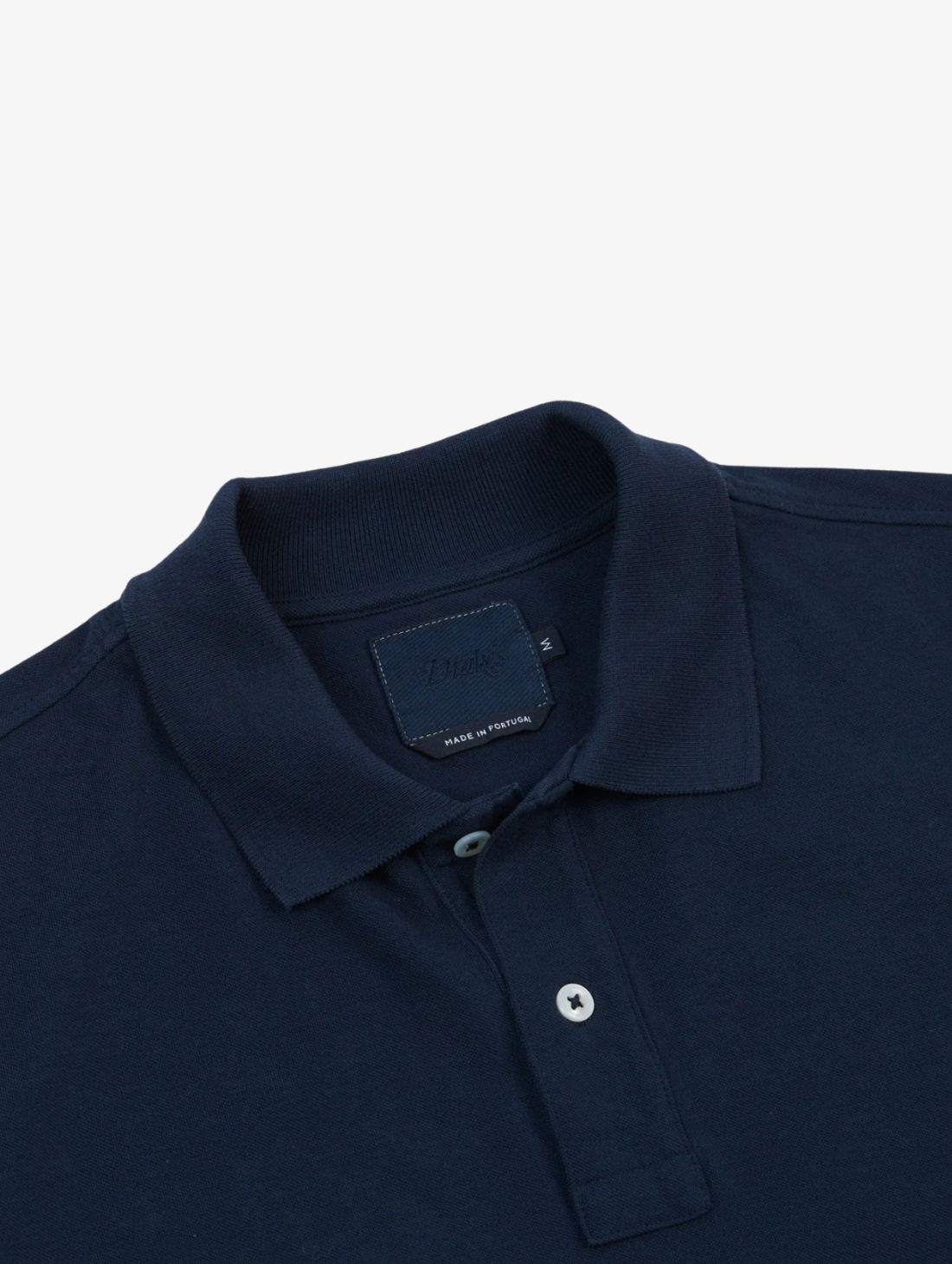 Drake's - S/S Washed Pique Polo