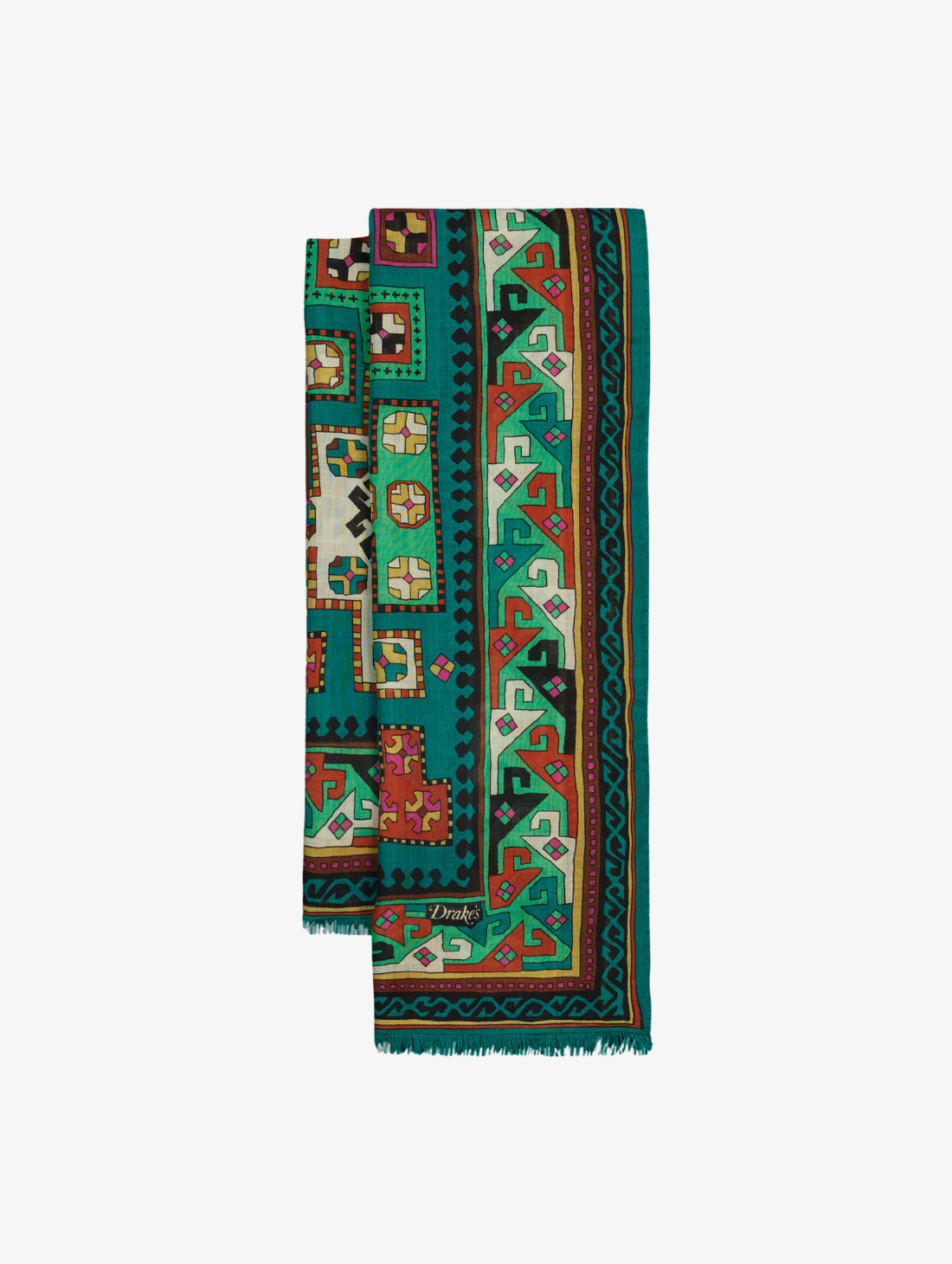Drake's - Kelim Printed Scarf