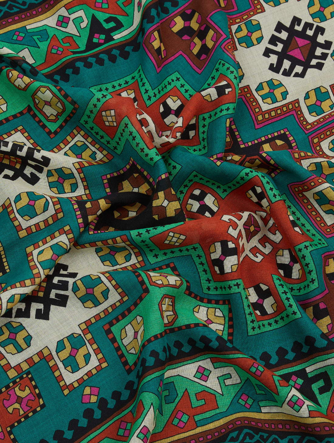 Drake's - Kelim Printed Scarf