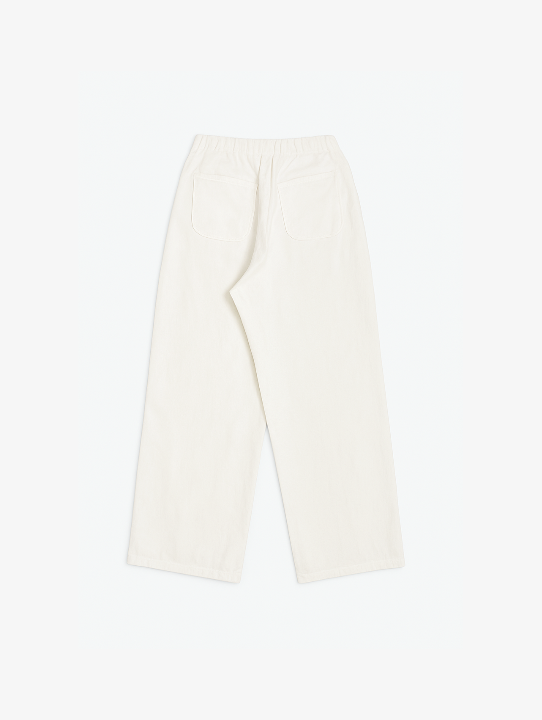 AOAP - Denim Easy Wide Pants - Off-White