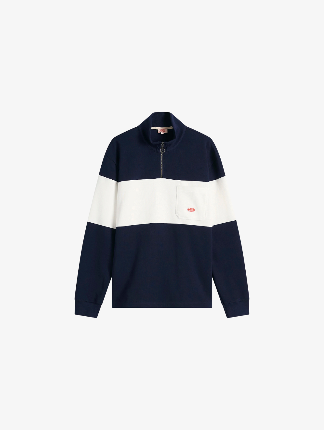 Armor-Lux - Camionneur Héritage Sweat - Marine Deep/Milk