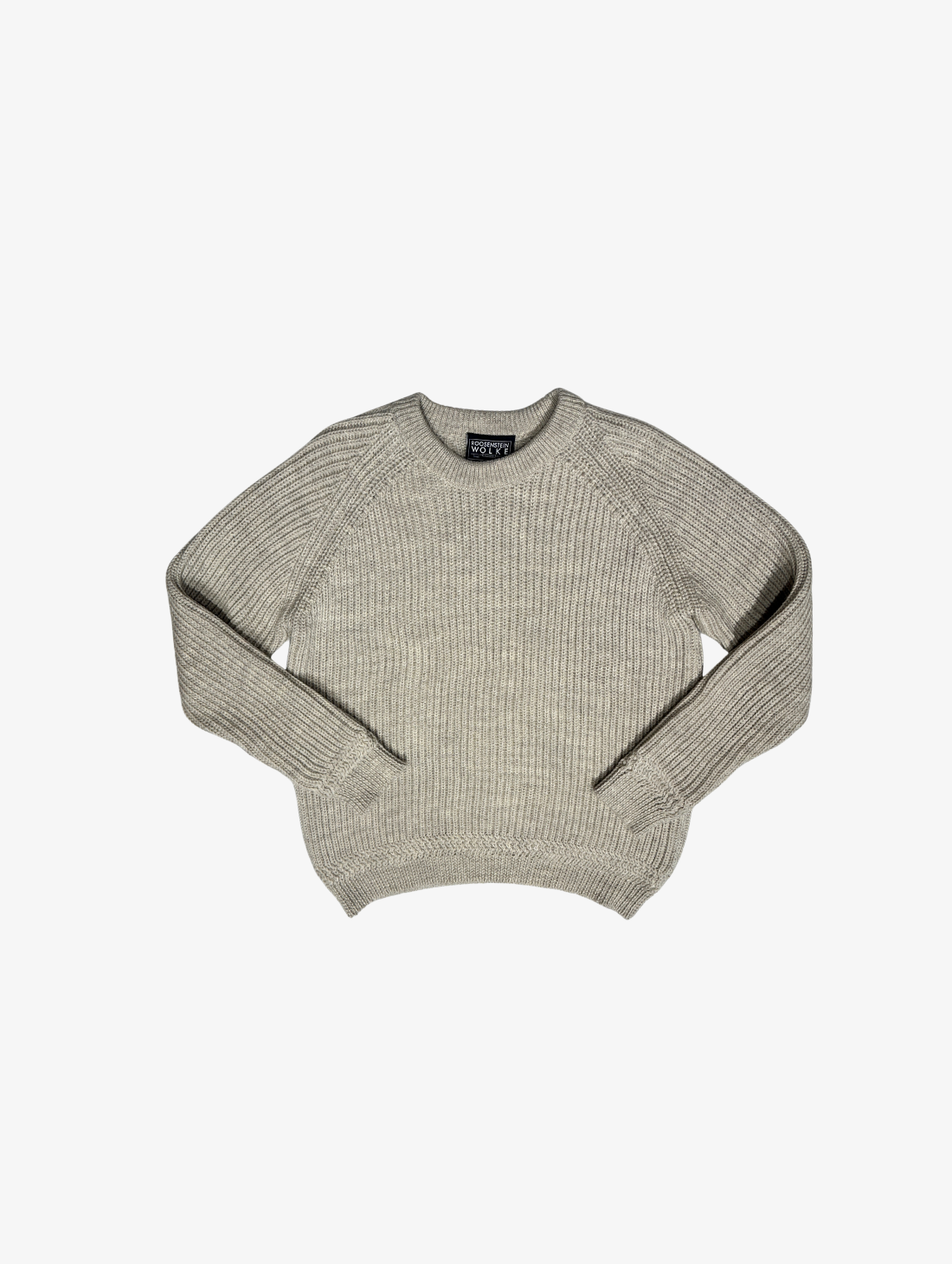 Roosenstein Wolke - Undyed Crew Neck Rib knit