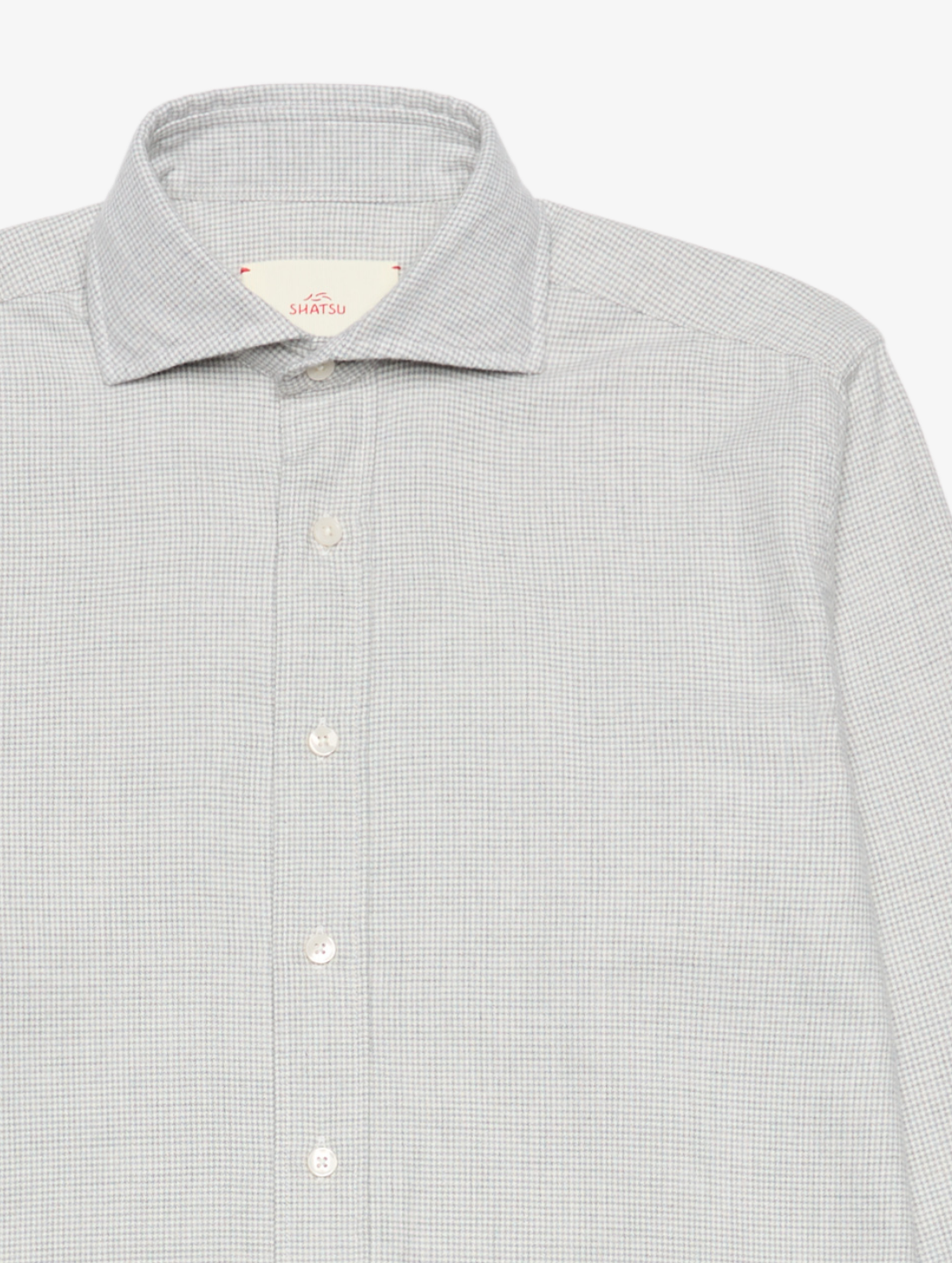 SHATSU - Ni cotton micro houndstooth