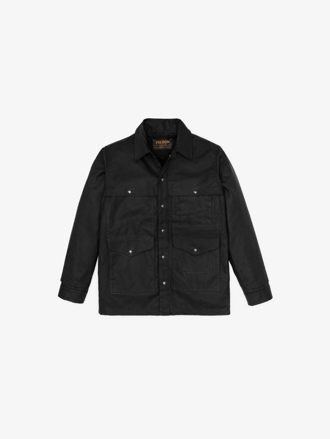 Filson - Lined Tin Cloth Cruiser - Black