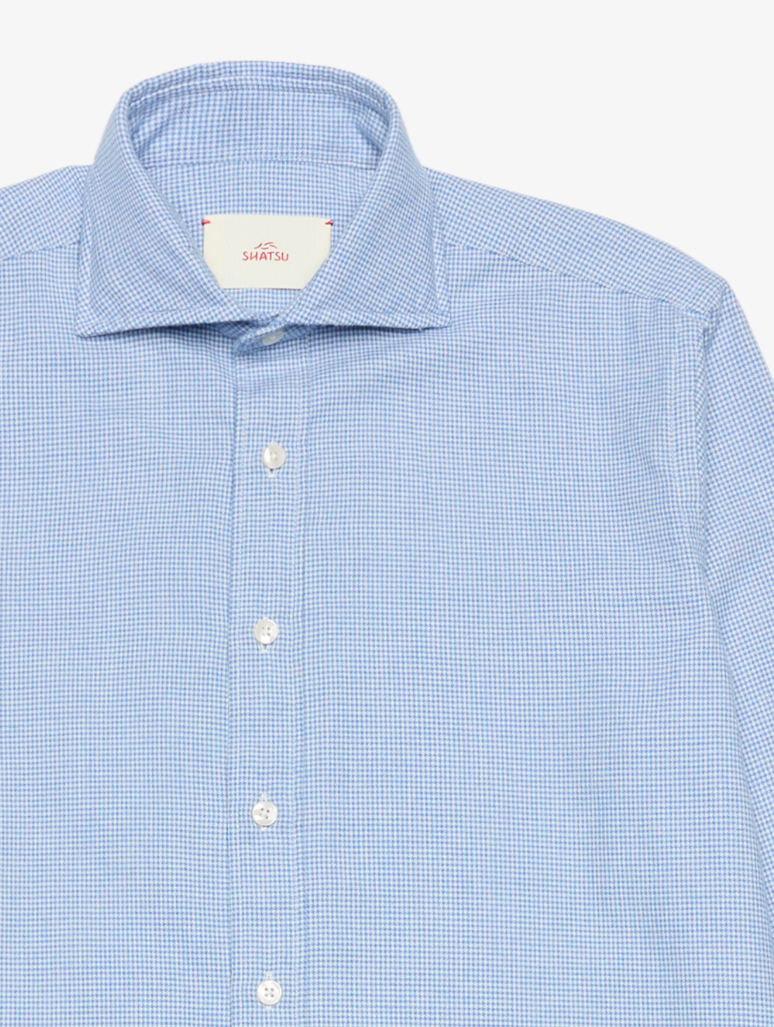 SHATSU - Ni cotton micro houndstooth