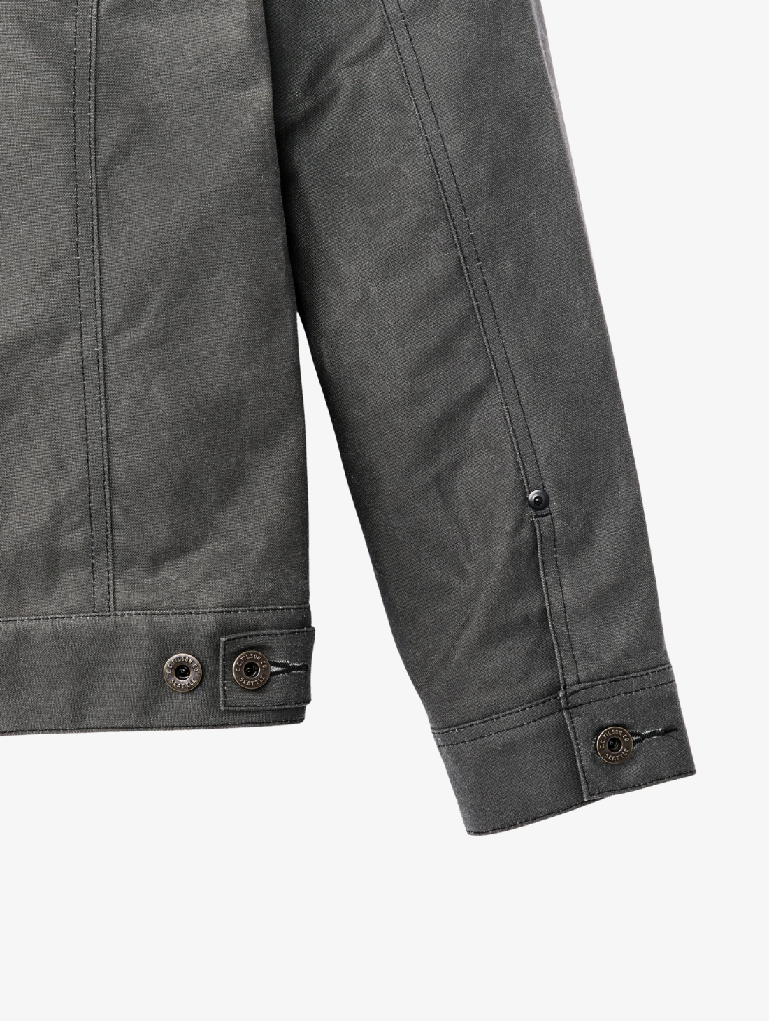 Filson - Tin Cloth Short Lined Cruiser Jacket - Castor Gray