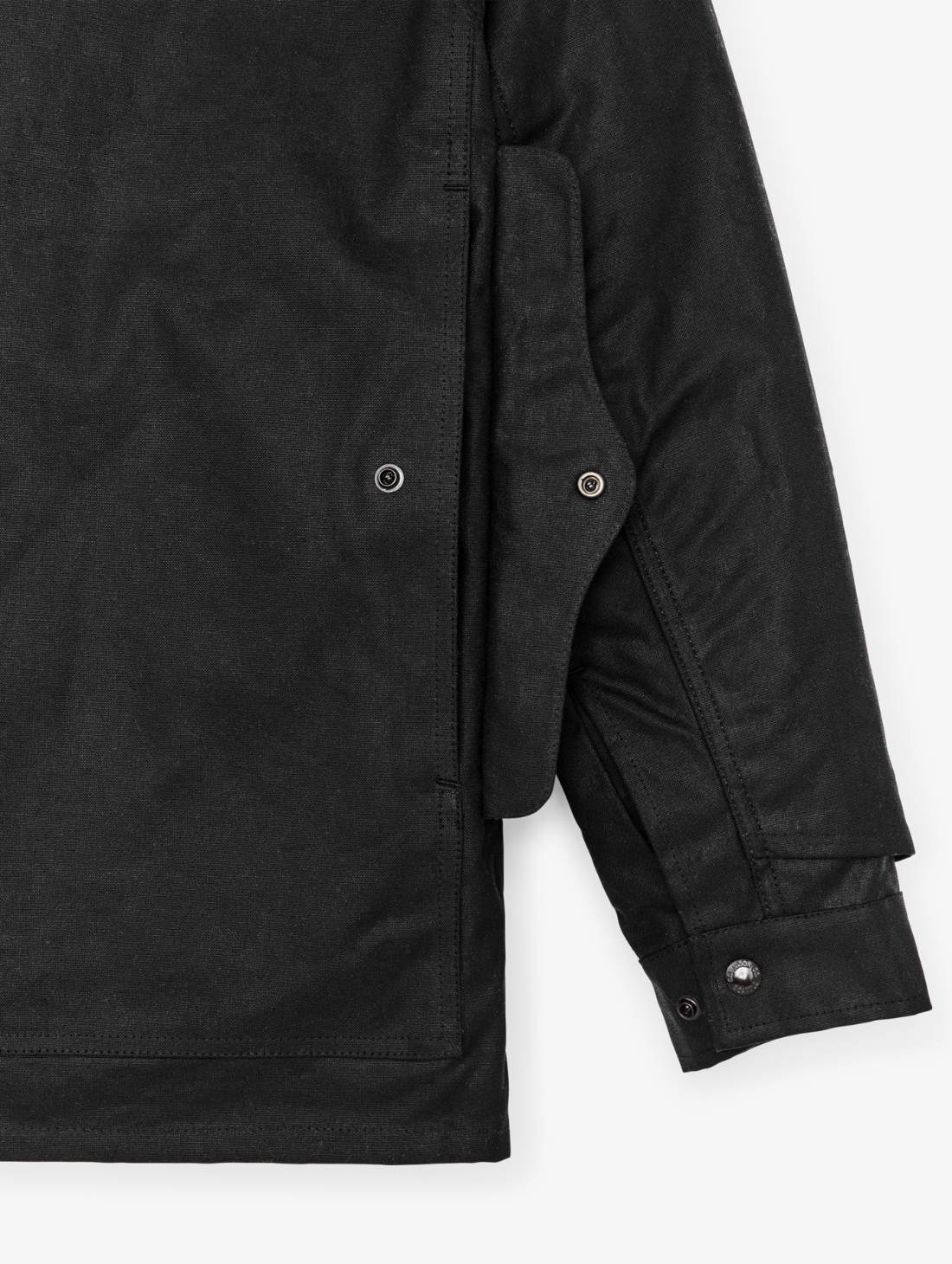 Filson - Lined Tin Cloth Cruiser - Black