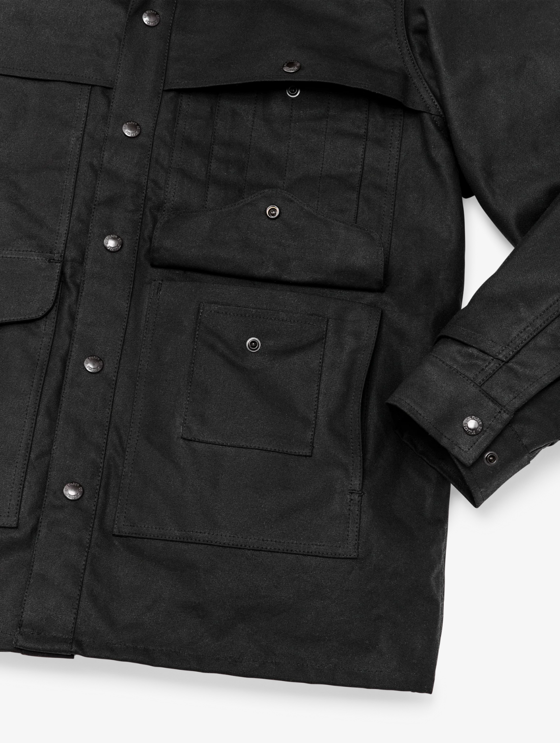 Filson - Lined Tin Cloth Cruiser - Black