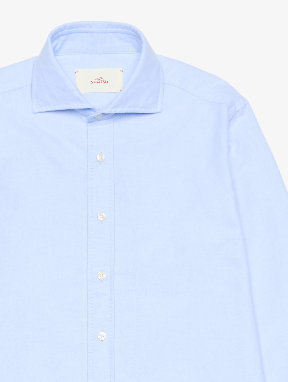 SHATSU - Ni cotton brushed oxford solid