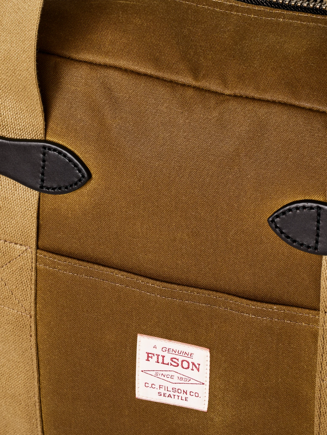 Filson - Tin Cloth Tote Bag with Zipper