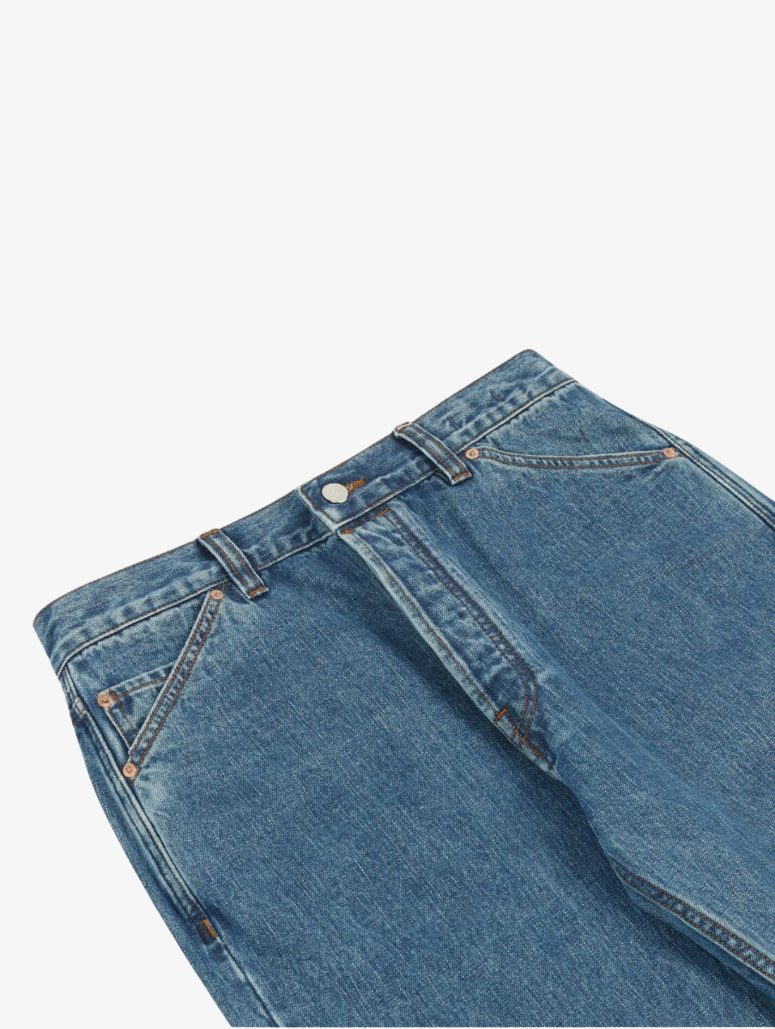 Drake's - 5-Pocket Japanese Selvedge Denim Bleach Wash