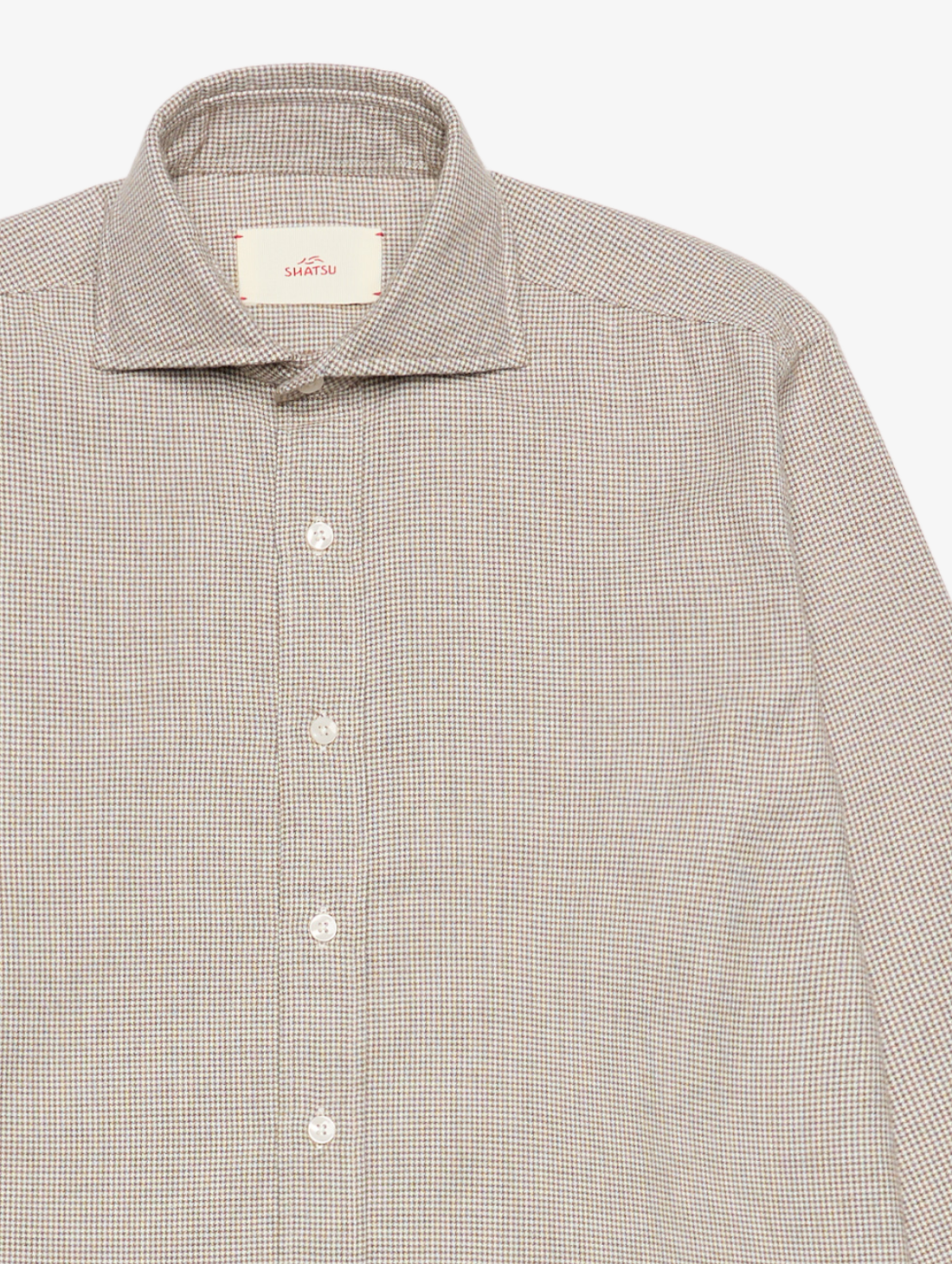 SHATSU - Ni cotton micro houndstooth