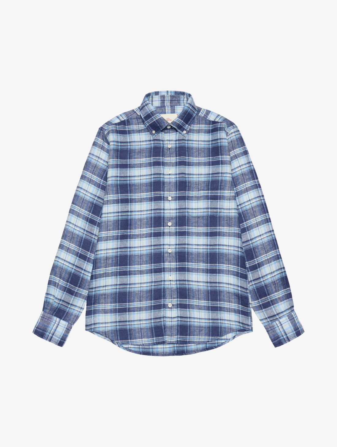 SHATSU - Ichi brushed linen check