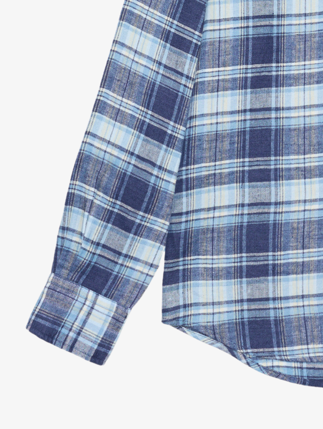 SHATSU - Ichi brushed linen check