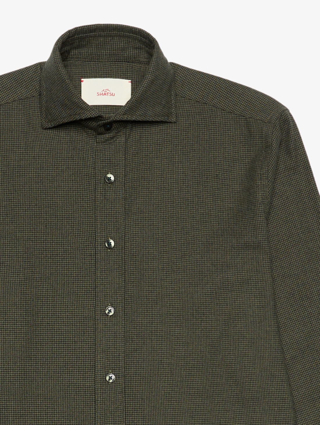 SHATSU - Ni cotton micro houndstooth