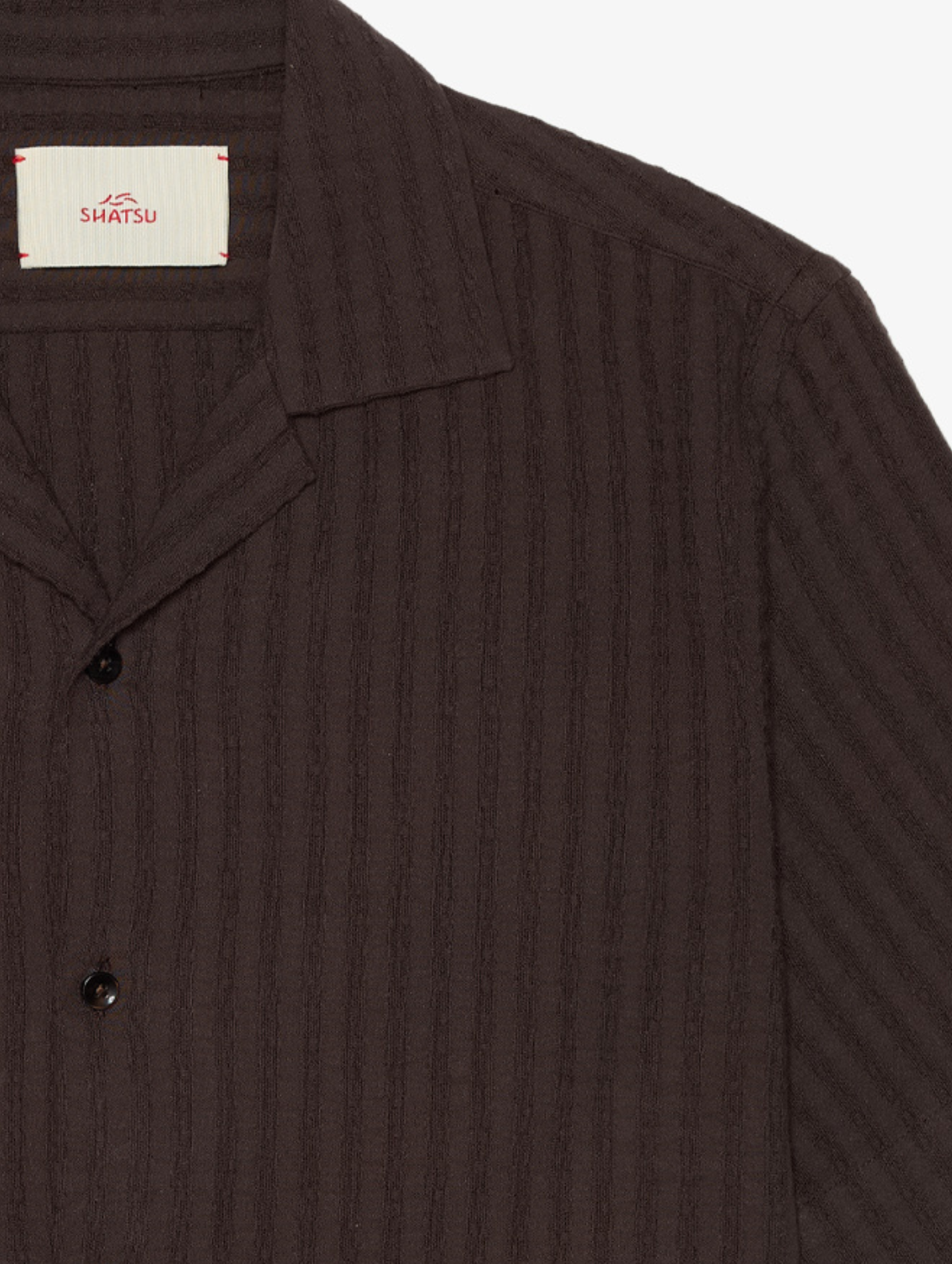 SHATSU - Go cotton stretch dark brown