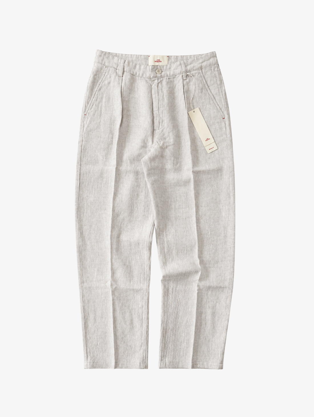 SHATSU x Dimi Jeans - Kyu Bundfaltenhose - Natural