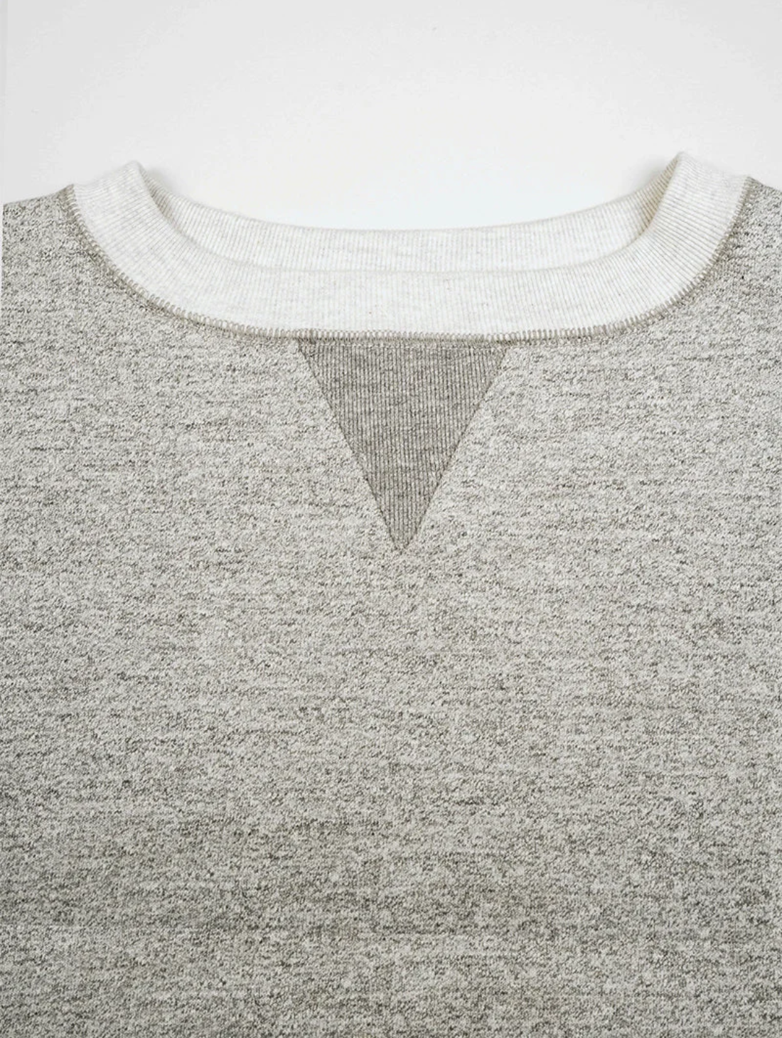Nigel Cabourn - Classic 50er Jahre Rundhals-Pullover - Grau