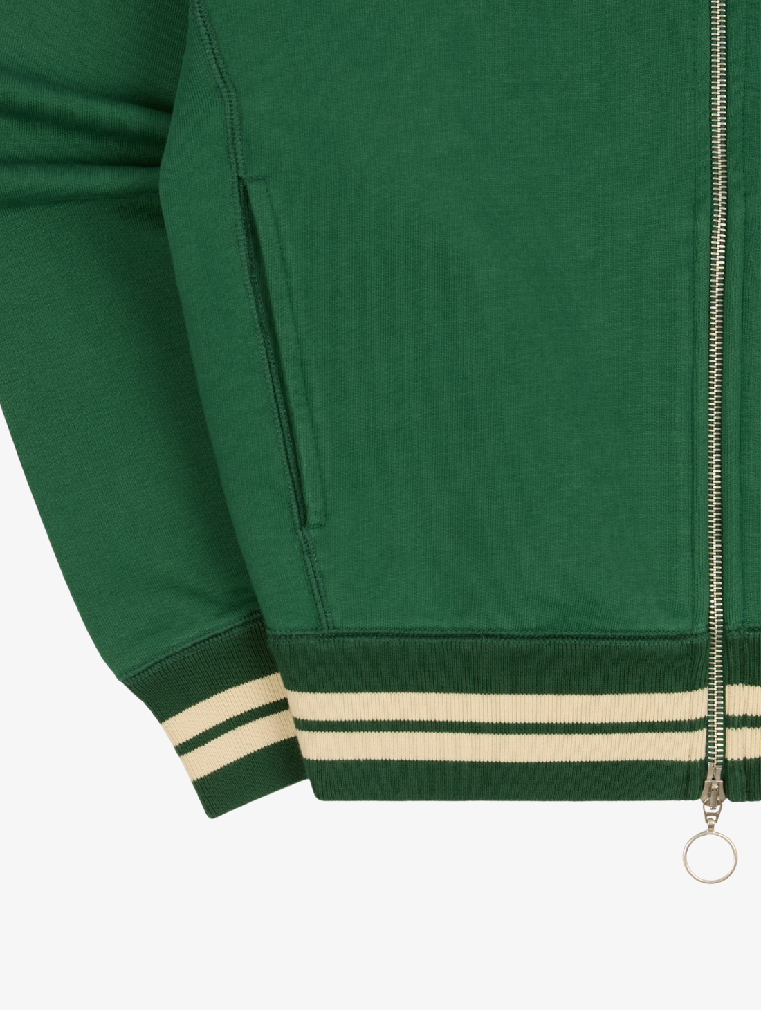 Drake's - Stripe Accent Jersey Track Top