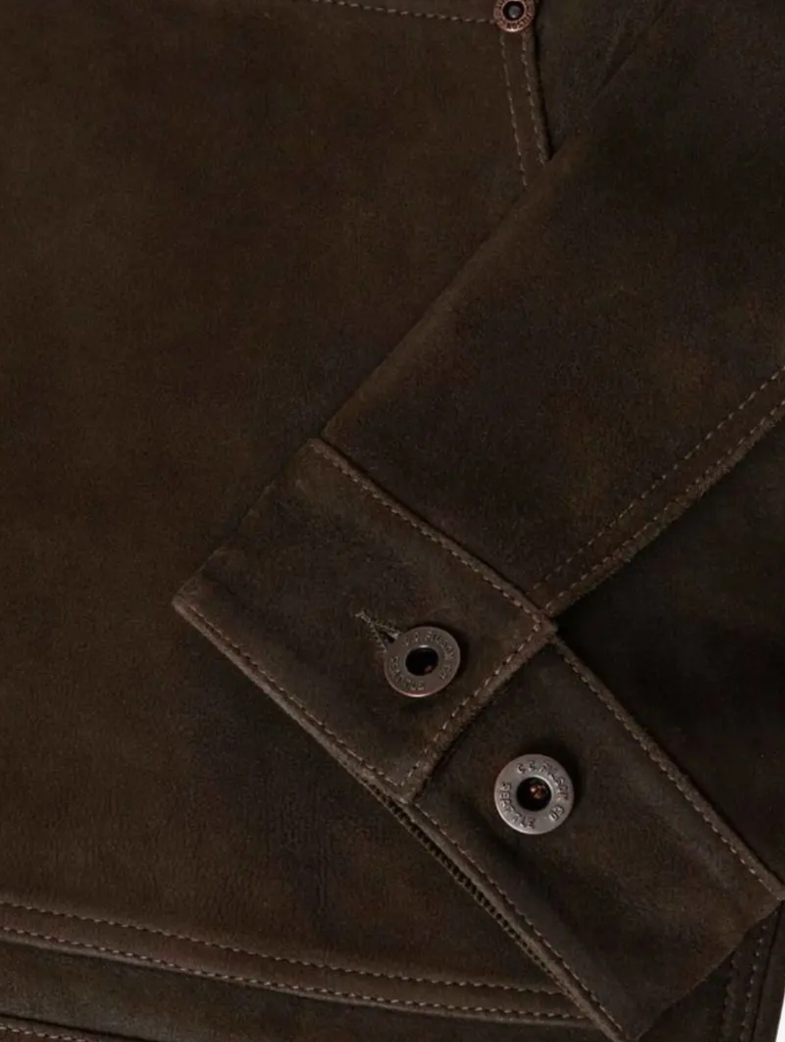 Filson - Cruiser court doublé en suède ciré