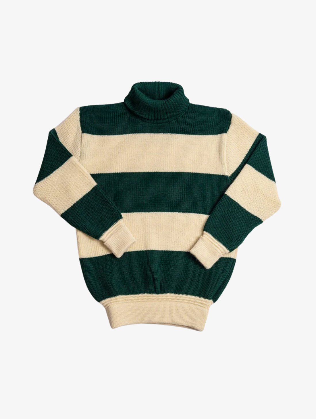 Heimat Textil - U Boat Roll Neck Block Stripe