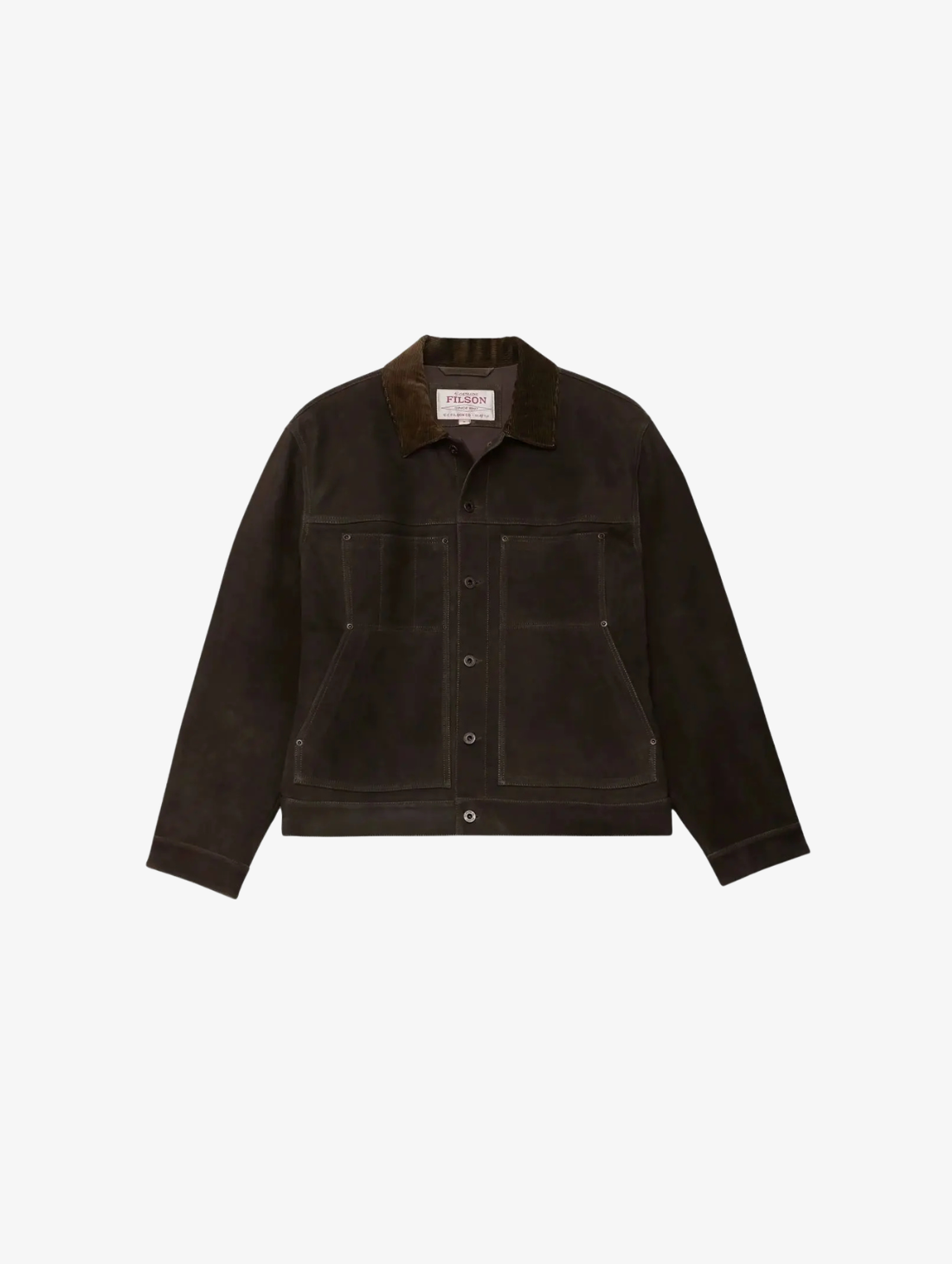 Filson - Cruiser court doublé en suède ciré