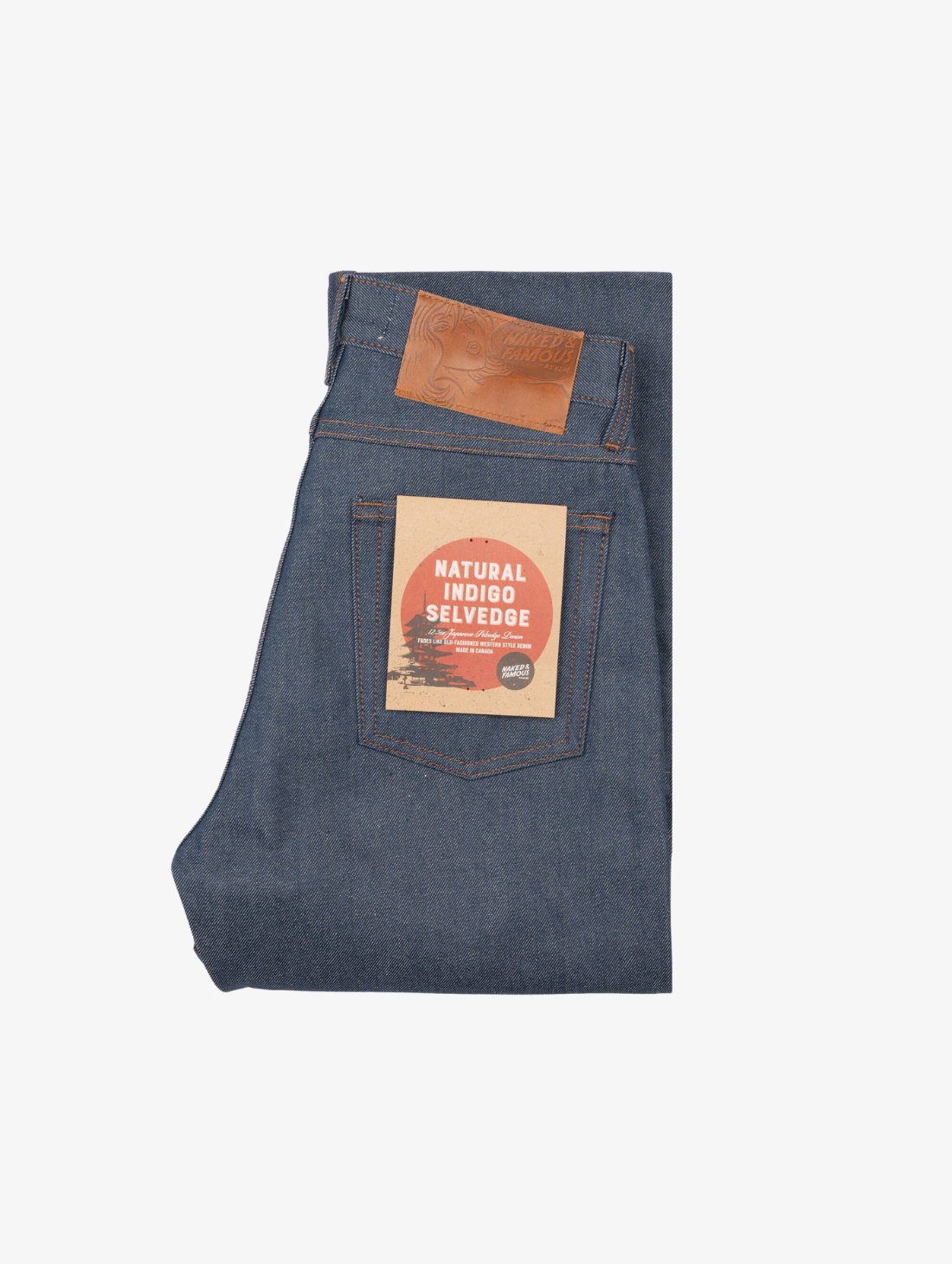 Naked &amp; Famous - True Guy Natural Indigo Selvedge